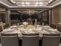 ENTREPRENEUR Ocean Alexander 35R - formal dining set up ENTREPRENEUR Ocean Alexander 35R - formal dining set up