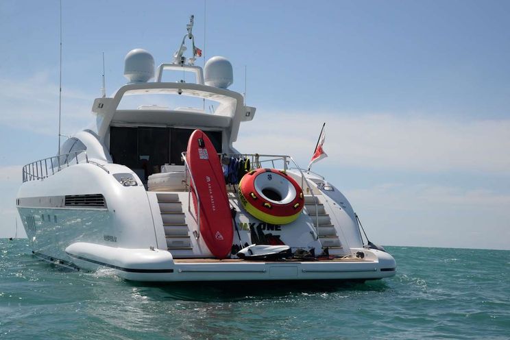 Charter Yacht ONLY ONE - Mangusta - 4 Cabins - Tuscany - Amalfi Coast - Monaco