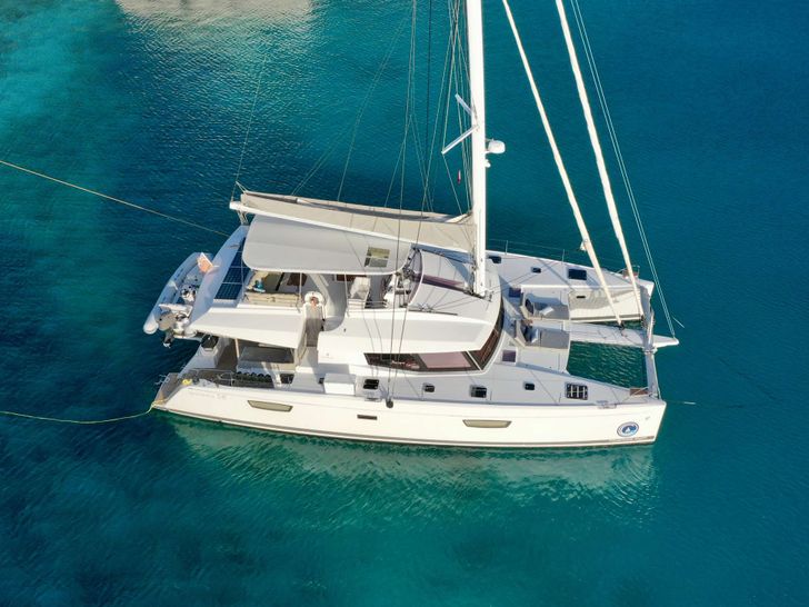 OLIVIA CHARLES Fountaine Pajot Ipanema 58 - aerial shot OLIVIA CHARLES Fountaine Pajot Ipanema 58 - aerial shot