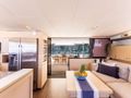 OLIVIA CHARLES Fountaine Pajot Ipanema 58 - saloon seating OLIVIA CHARLES Fountaine Pajot Ipanema 58 - saloon seating
