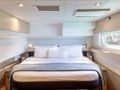 OLIVIA CHARLES Fountaine Pajot Ipanema 58 - master cabin bed OLIVIA CHARLES Fountaine Pajot Ipanema 58 - master cabin bed