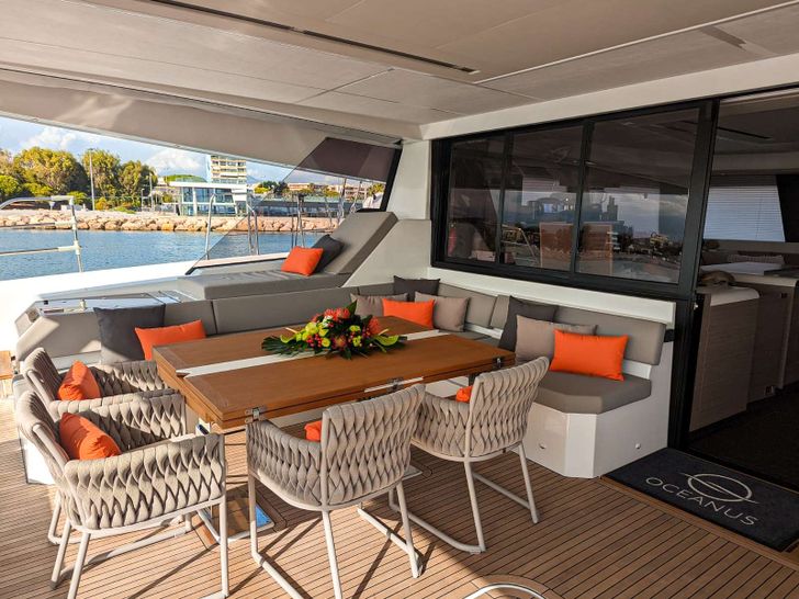 OCEANUS - alfresco dining by the stern OCEANUS - alfresco dining by the stern