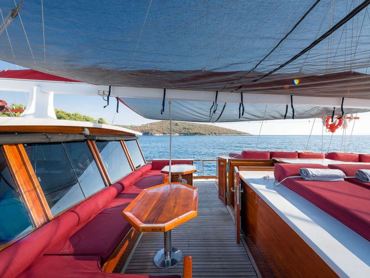 CROATIA Custom Gulet 32m - lounging area CROATIA Custom Gulet 32m - lounging area