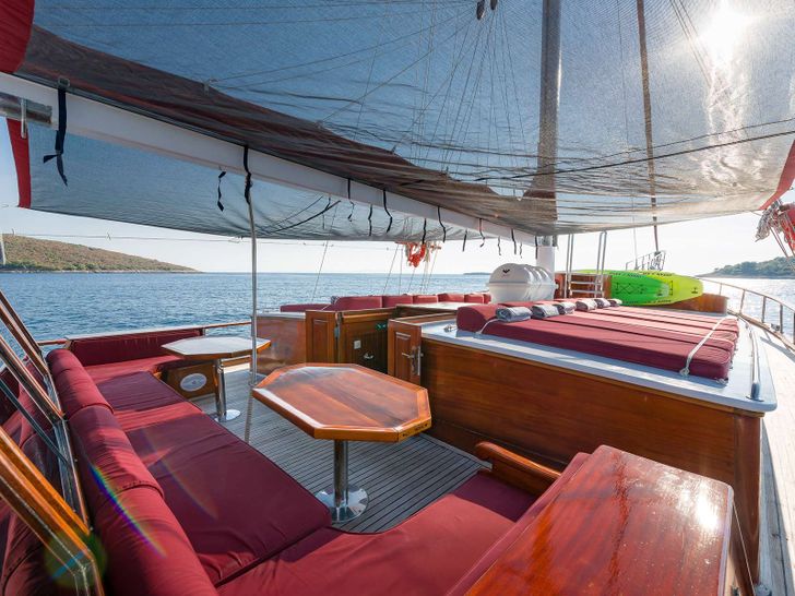 CROATIA Custom Gulet 32m - outdoor lounge CROATIA Custom Gulet 32m - outdoor lounge