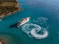 KARIZMA Custom 48m - drone shot anchored KARIZMA Custom 48m - drone shot anchored