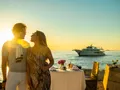 RIVA Custom 48m - romantic date under the sunset RIVA Custom 48m - romantic date under the sunset