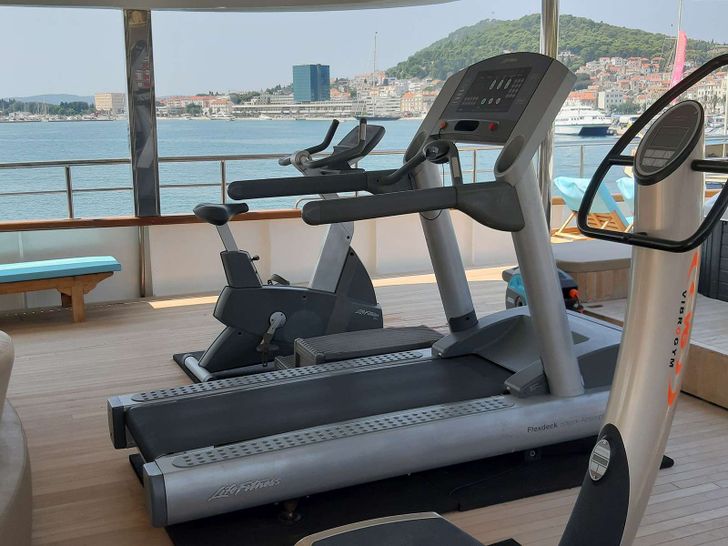 RIVA 48m Custom Motor Yacht Gym RIVA 48m Custom Motor Yacht Gym