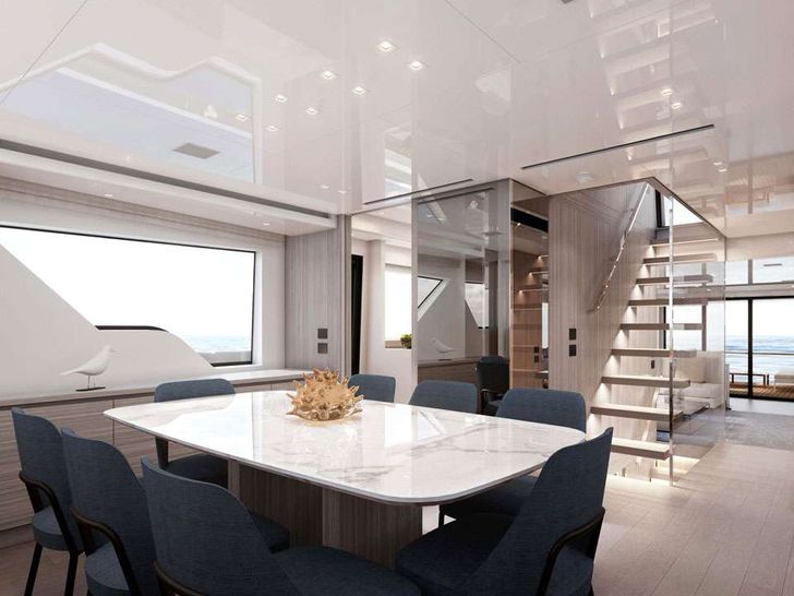 ESTIA - San Lorenzo SX88,dining area with staircase ESTIA - San Lorenzo SX88,dining area with staircase