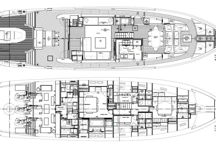 Layout for ESTIA - San Lorenzo SX88, yacht layout