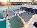 VITTORIA Dufour 48 - bow twin trampolines and bronzing area VITTORIA Dufour 48 - bow twin trampolines and bronzing area