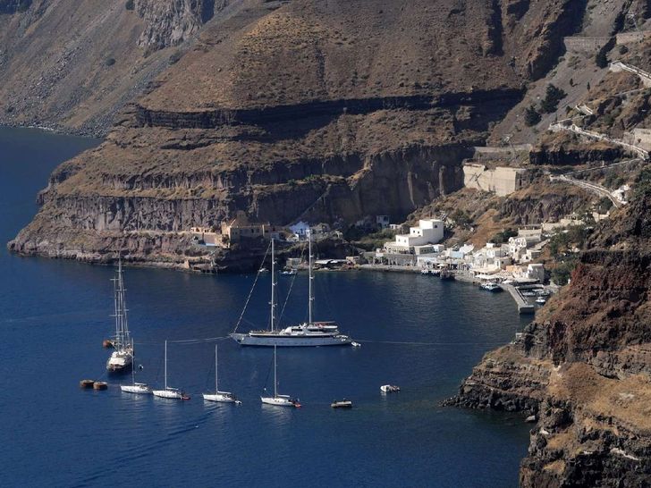 PANORAMA II - Custom Sailing Yacht 50 m,anchored PANORAMA II - Custom Sailing Yacht 50 m,anchored