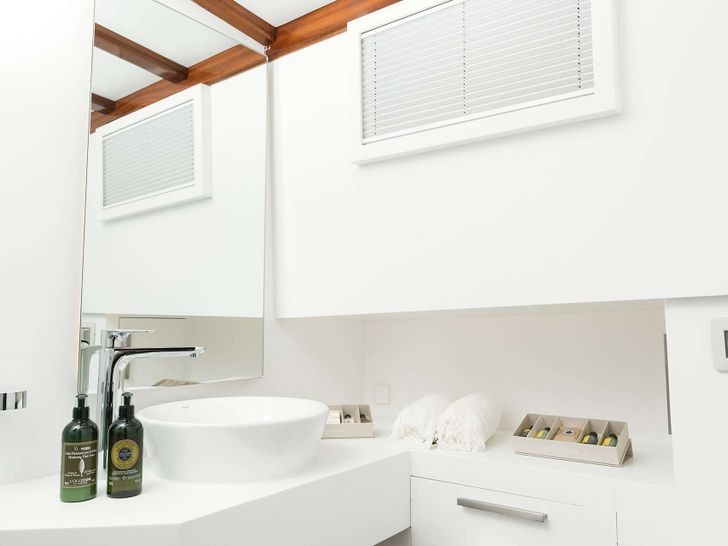 SERENAD A Custom Build 75 Gulet - cabin bathroom SERENAD A Custom Build 75 Gulet - cabin bathroom