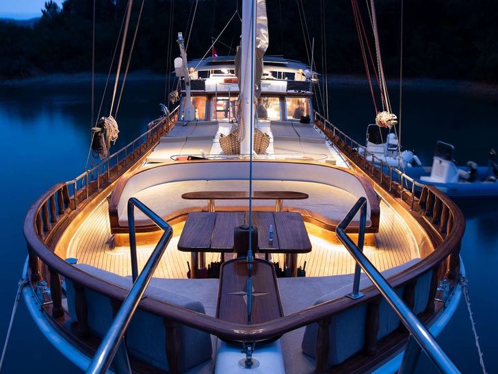 SERENAD A Custom Build 75 Gulet - at night SERENAD A Custom Build 75 Gulet - at night