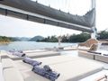 SERENAD A Custom Build 75 Gulet sun beds under the sail