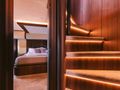 OXYGEN 8 Ferretti 80 - staircase to the cabins OXYGEN 8 Ferretti 80 - staircase to the cabins