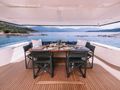 OXYGEN 8 Ferretti 80 - aft deck OXYGEN 8 Ferretti 80 - aft deck
