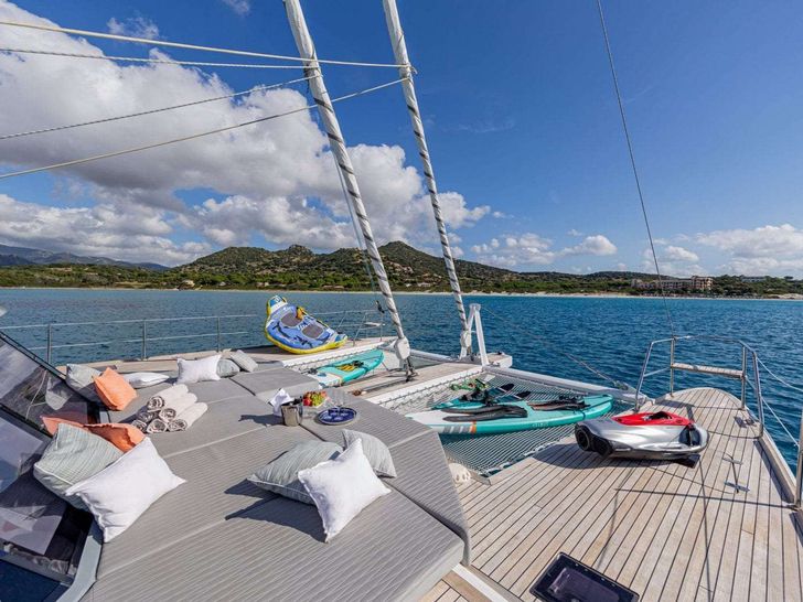 ADEA Sunreef 60 Luxury Catamaran Trampoline and Toys ADEA Sunreef 60 Luxury Catamaran Trampoline and Toys