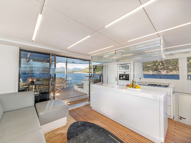 ADEA Sunreef 60 Luxury Catamaran Galley ADEA Sunreef 60 Luxury Catamaran Galley