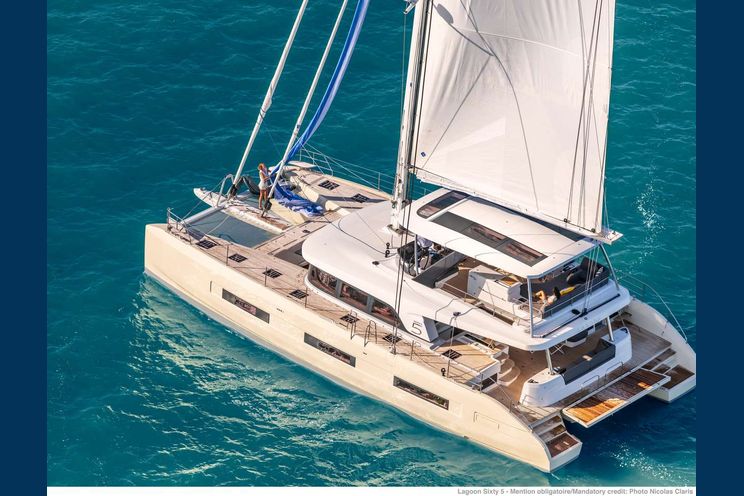 Charter Yacht WHITE CAPS - Lagoon 65 - 5 Cabins - Athens - Mykonos - Paros - Cyclades - Preveza - Lefkas - Greece