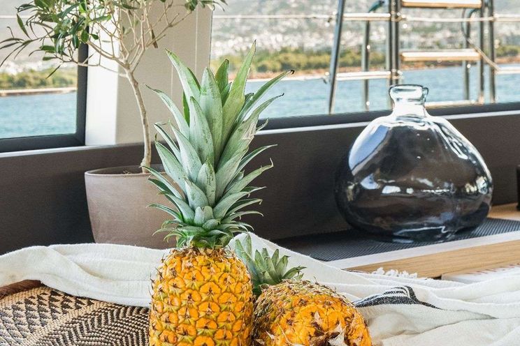 Charter Yacht WHITE CAPS - Lagoon 65 - 5 Cabins - Athens - Mykonos - Paros - Cyclades - Preveza - Lefkas - Greece