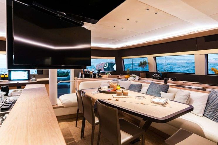 Charter Yacht WHITE CAPS - Lagoon 65 - 5 Cabins - Athens - Mykonos - Paros - Cyclades - Preveza - Lefkas - Greece