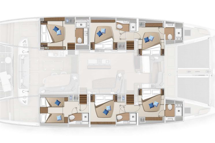 Layout for WHITE CAPS Lagoon 65 - layout