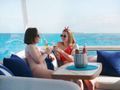 LIQUID ASSET - Azimut 66,flybridge with guests sharing memories