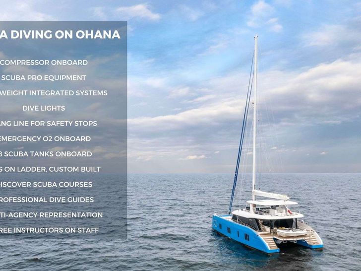 OHANA Sunreef 80 - scuba diving equipment OHANA Sunreef 80 - scuba diving equipment