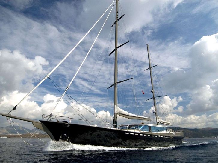 TIGRA 38m Custom Gulet Sideview TIGRA 38m Custom Gulet Sideview