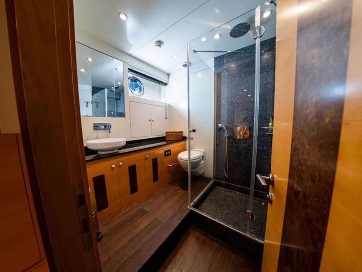 TIGRA 38m Custom Gulet Bathroom 2