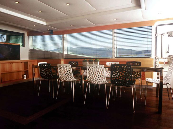 TIGRA 38m Custom Gulet Dining TIGRA 38m Custom Gulet Dining
