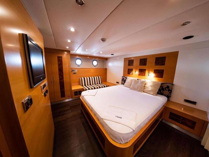 TIGRA 38m Custom Gulet Master Cabin 2