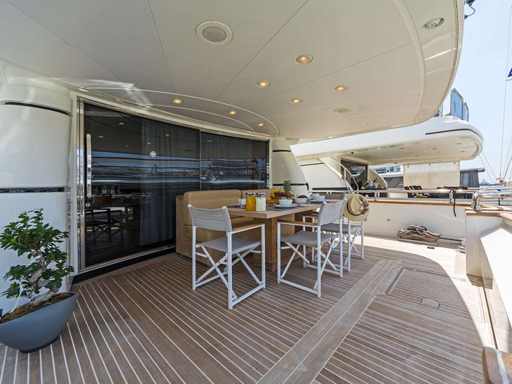 ALEGRIA - San Lorenzo 82,aft deck