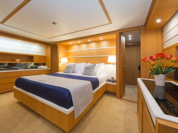 ALEGRIA Sanlorenzo 82 - master cabin ALEGRIA Sanlorenzo 82 - master cabin