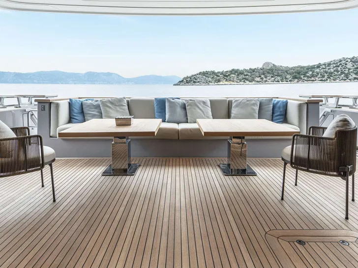 FATSA Sanlorenzo SD96 - main aft deck FATSA Sanlorenzo SD96 - main aft deck