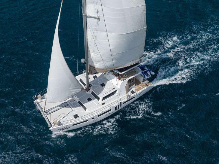 TAPAS - Royal Cape 570,aerial view cruising TAPAS - Royal Cape 570,aerial view cruising