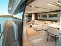 DAMARI Ferretti 960 - side walkway with access to the saloon DAMARI Ferretti 960 - side walkway with access to the saloon