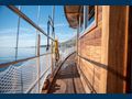 TREBENNA Custom Sailing Yacht 23m side walkway