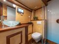 TREBENNA Custom Sailing Yacht 23m - master cabin bathroom TREBENNA Custom Sailing Yacht 23m - master cabin bathroom