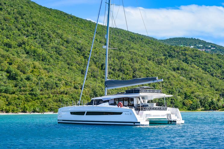 Charter Yacht G3 - Fountain Pajot Aura 51 - 4 Cabins - Tortola - Anegada - Virgin Gorda - BVI - Caribbean