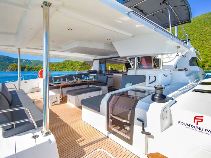 G3 Fountain Pajot Aura 51 - aft deck G3 Fountain Pajot Aura 51 - aft deck