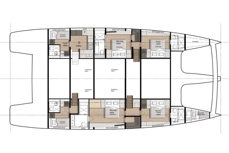 Layout for  Yacht layout