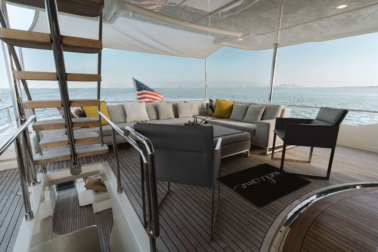 Charter Yacht BONUS ROUND - Ferretti Custom Line Navetta 28 - 5 Cabins - Nassau - Exumas - Bahamas