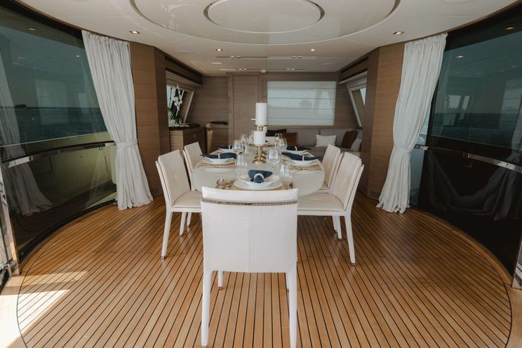 Charter Yacht BONUS ROUND - Ferretti Custom Line Navetta 28 - 5 Cabins - Nassau - Exumas - Bahamas