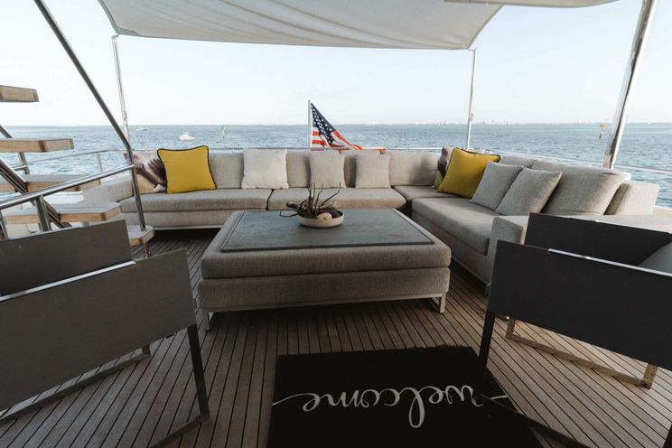 Charter Yacht BONUS ROUND - Ferretti Custom Line Navetta 28 - 5 Cabins - Nassau - Exumas - Bahamas