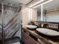 BONUS ROUND Ferretti Custom Line Navetta 28 - master cabin bathroom BONUS ROUND Ferretti Custom Line Navetta 28 - master cabin bathroom