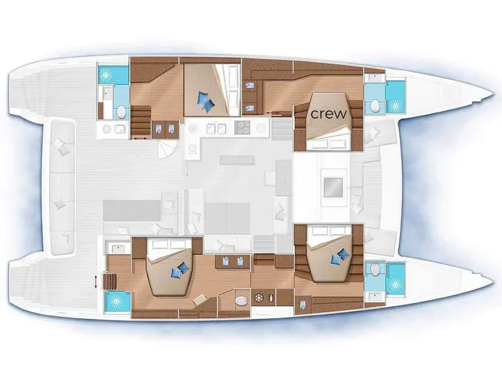 EBB&FLOW Lagoon 560 - layout EBB&FLOW Lagoon 560 - layout