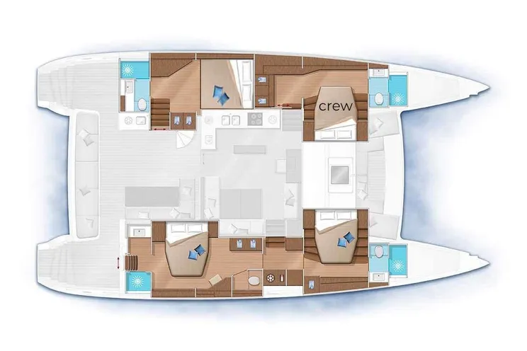 Layout for EBB & FLOW Lagoon 560 - layout