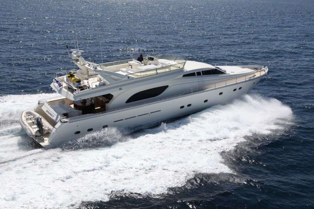 KENTAVROS II - Ferretti 80 - 4 Cabins - Corfu - Kefalonia - Lefkas - Zakynthos - Ionian Sea - Greece - Sarande - Albania