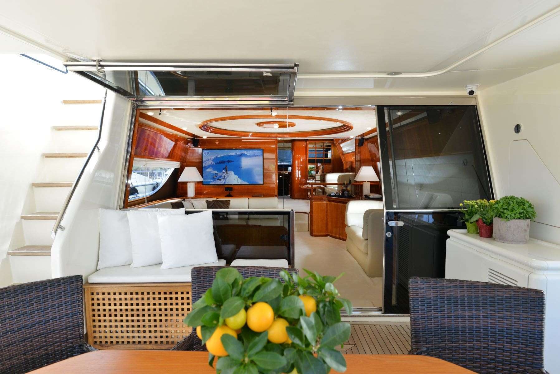 Charter Yacht KENTAVROS II - Ferretti 80 - 4 Cabins - Corfu - Kefalonia - Lefkas - Zakynthos - Ionian Sea - Greece - Sarande - Albania